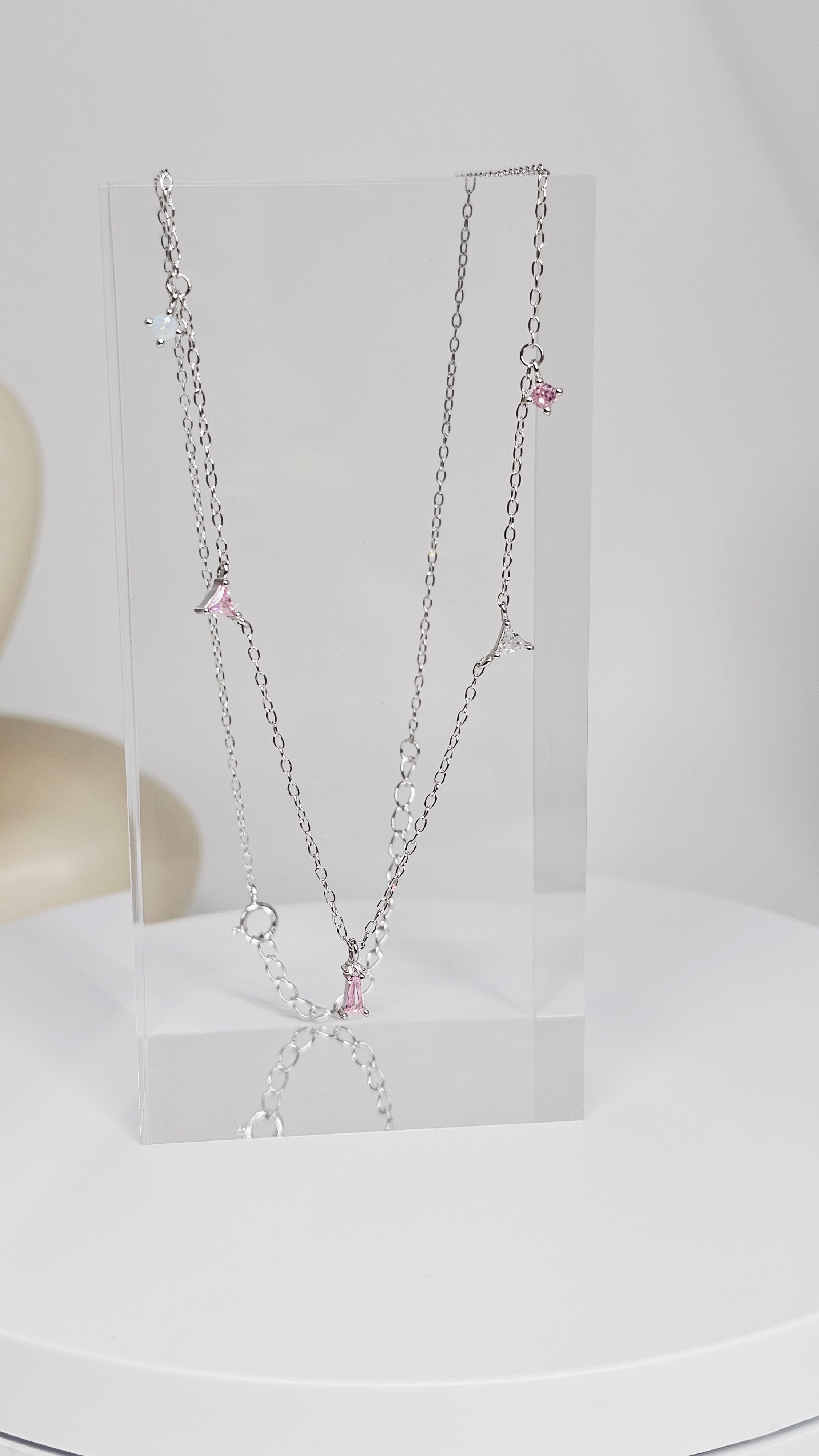 Sterling silver s925 necklace choker